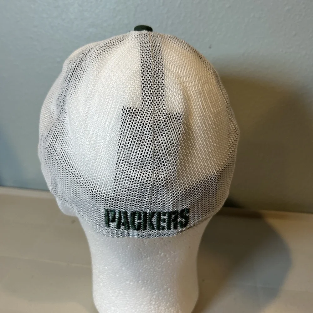 New Era Green Bay Packers Banded Team Color Hat 39THIRTY Stretch Fit Large XL